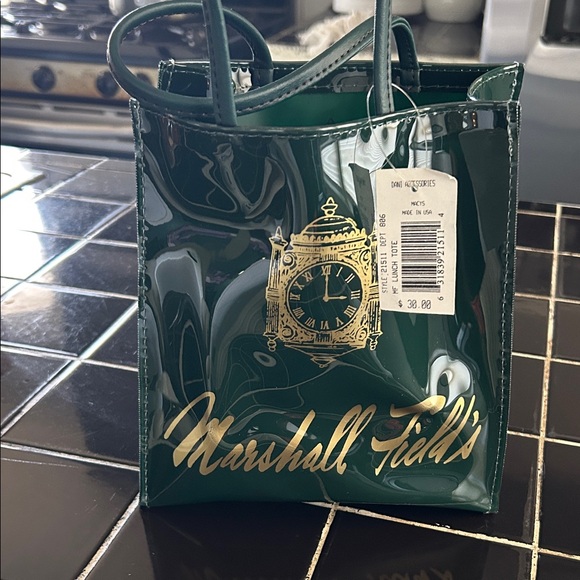 Handbags - Iconic Marshall Fields Green lunch Tote Bag.